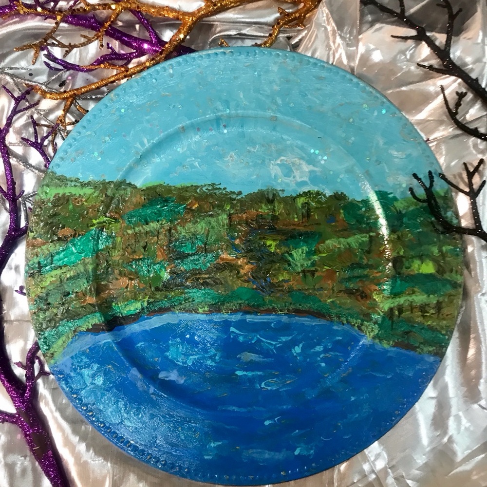 💚💙Home Decor Plate💚💙 - Picture 9 of 11